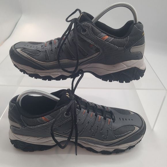 Skechers Mens After Burn Memory Fit 50125 Gray Casual Shoes Sneakers‎ US Size 11 main image 9